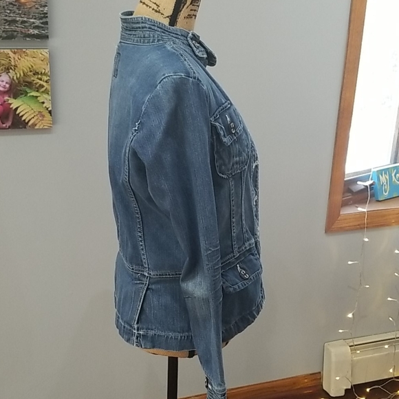 Canyon River Blues Cotton Jean Jacket - Picture 3 of 6